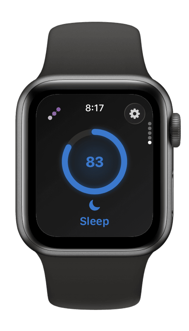 Cora metrics on Apple Watch